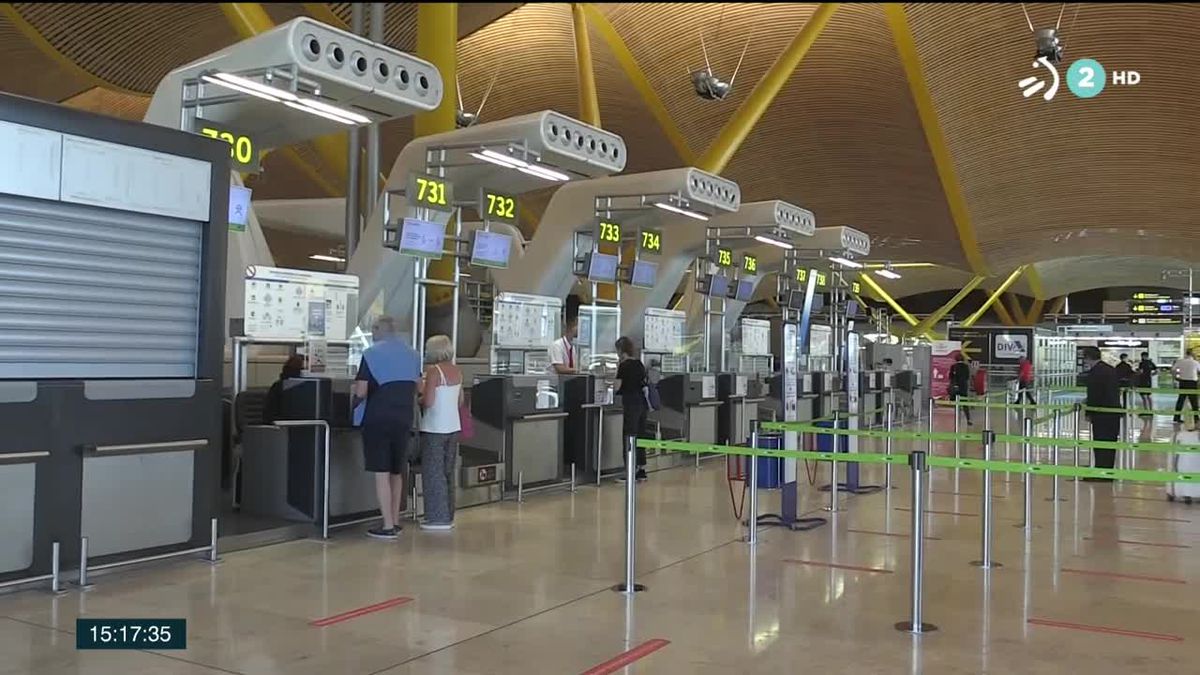 Barajas, esta mañana. Imagen: EiTB.