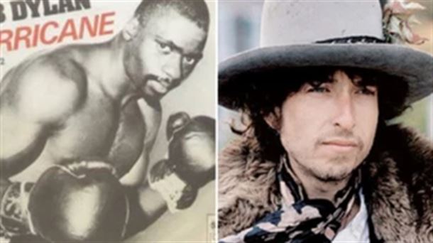 Dylan compuso Hurricane dedicada al boxeador Rubin Carter. 