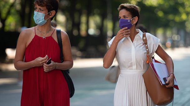 Chivite llega al Parlamento. Foto: Efe