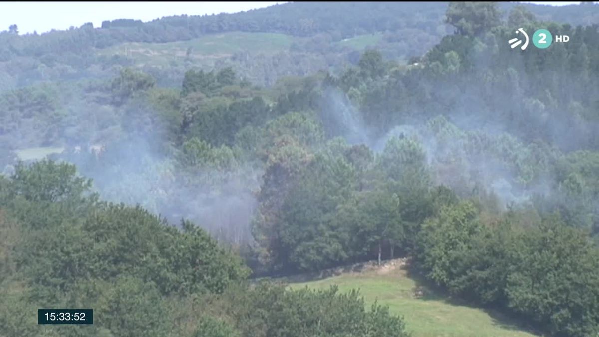 Incendio de Galdakao. Imagen: EiTB