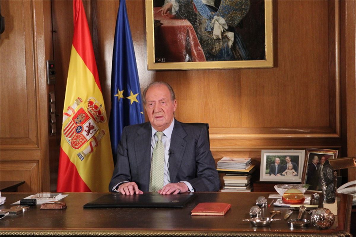 Juan Carlos I.a, Espainiako errege emeritua. 