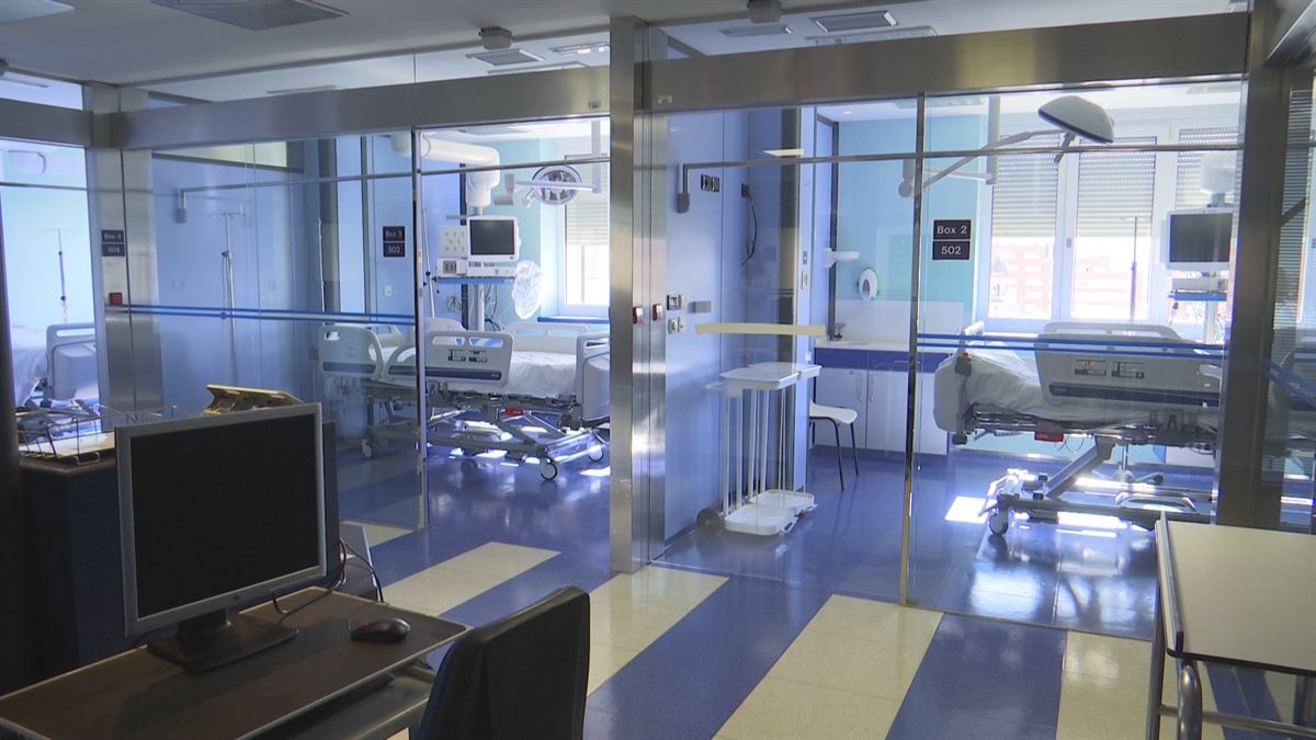 Hospital de Cruces. Imagen obtenida de un vídeo de ETB.