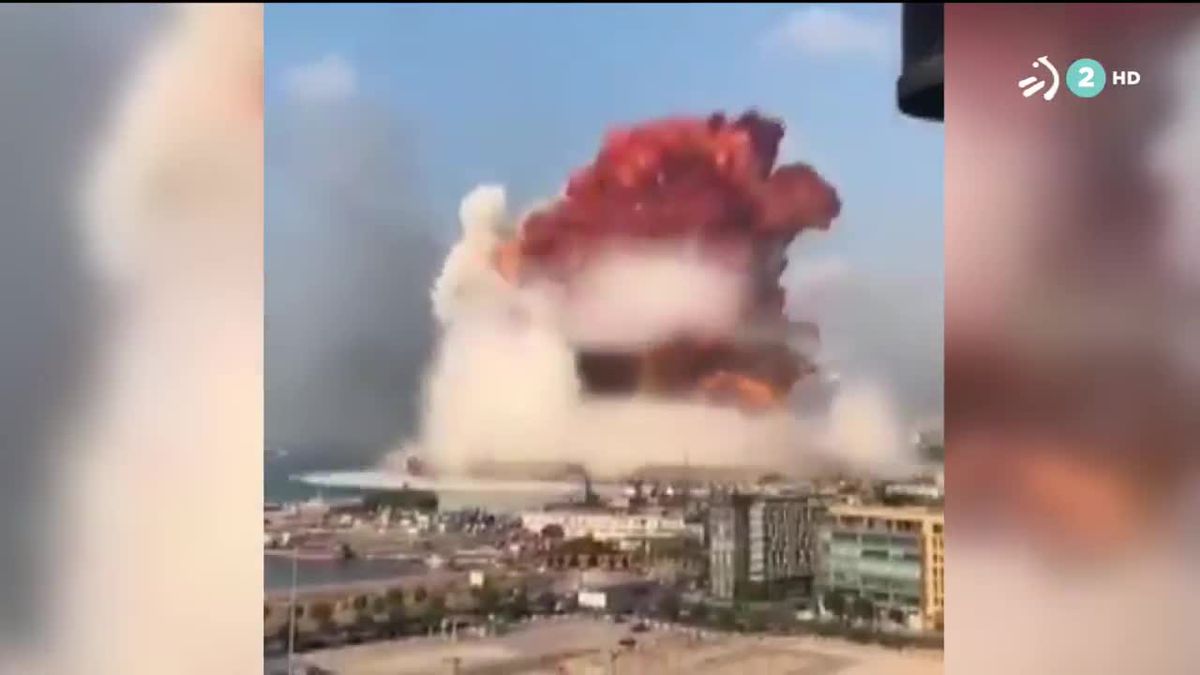 Las explosiones se han registrado en el puerto de Beirut