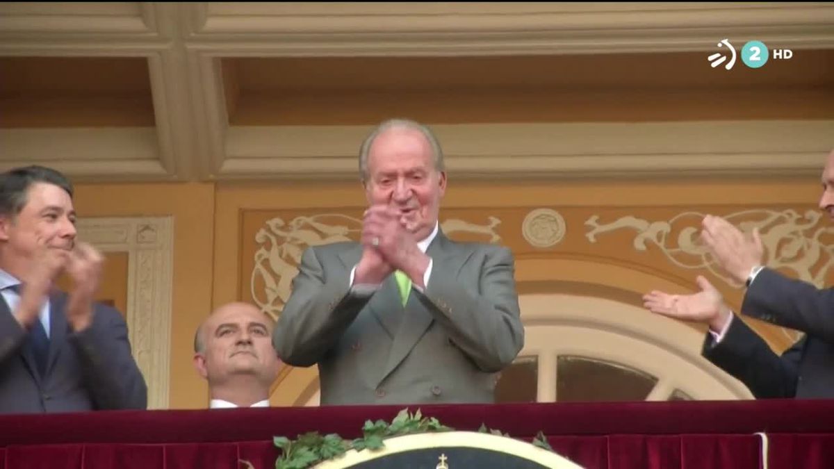 Juan Carlos I.a errege emeritua. EiTBko bideo batetik ateratako irudia.