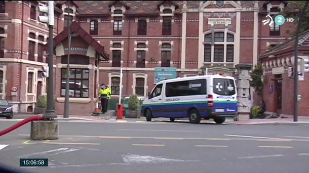 Hospital de Basurto. Imagen obtenida de un vídeo de ETB.