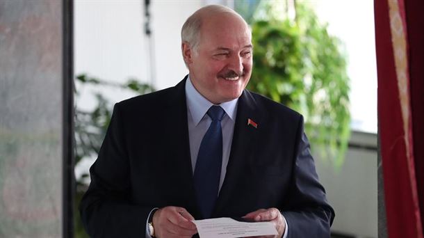 Alexei Lukashenko Bielorrusiako presidentea. Artxiboko argazkia: EFE