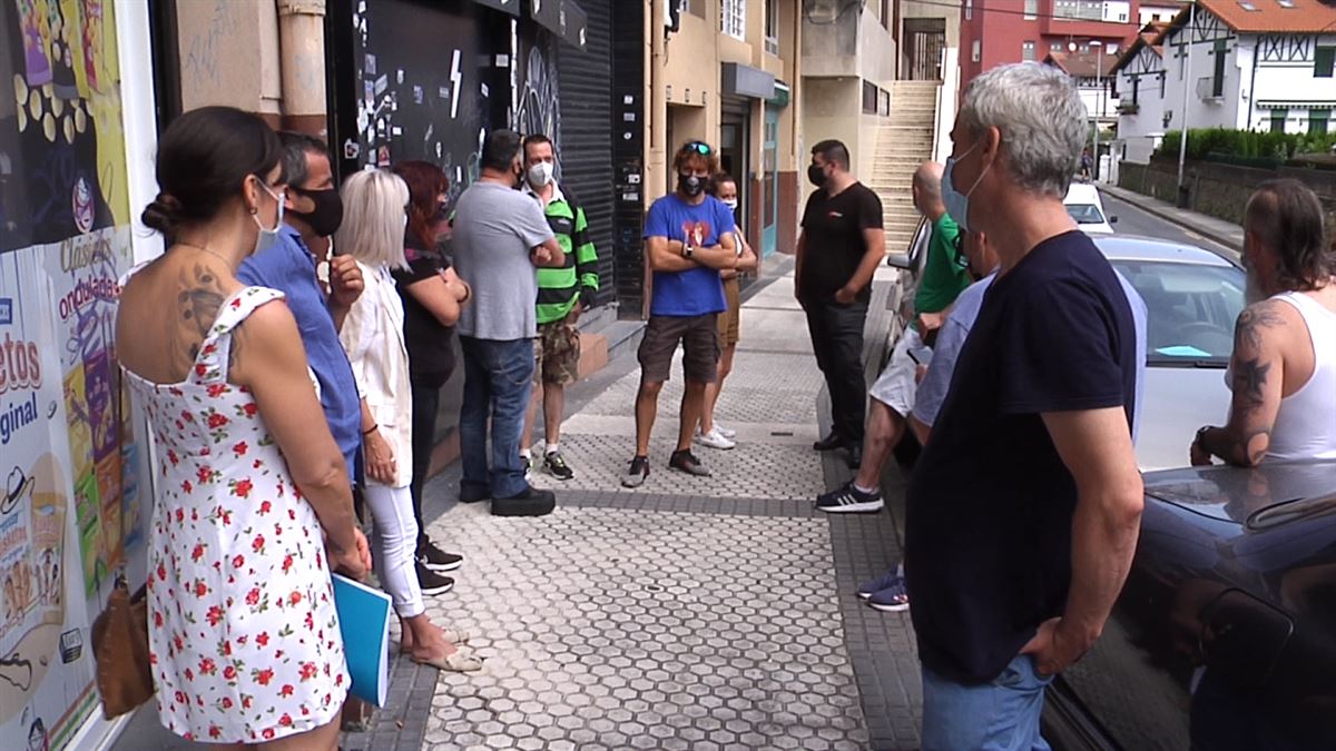 Hosteleros de Gipuzkoa. Imagen obtenida de un vídeo de ETB.