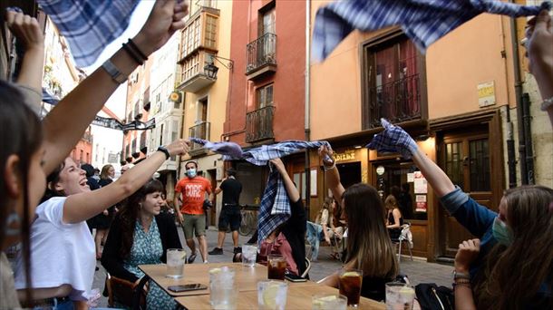 Gasteiz durante las fiestas del año pasado.