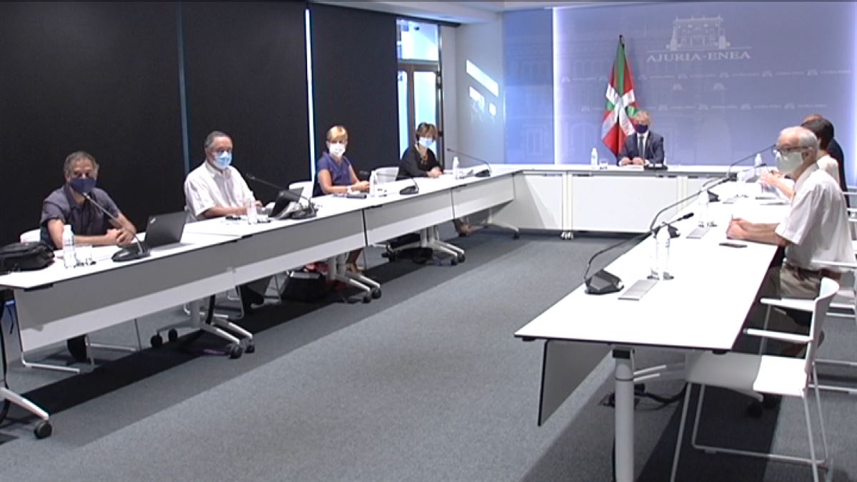 Gobierno Vasco. Imagen obtenida de un vídeo de ETB.