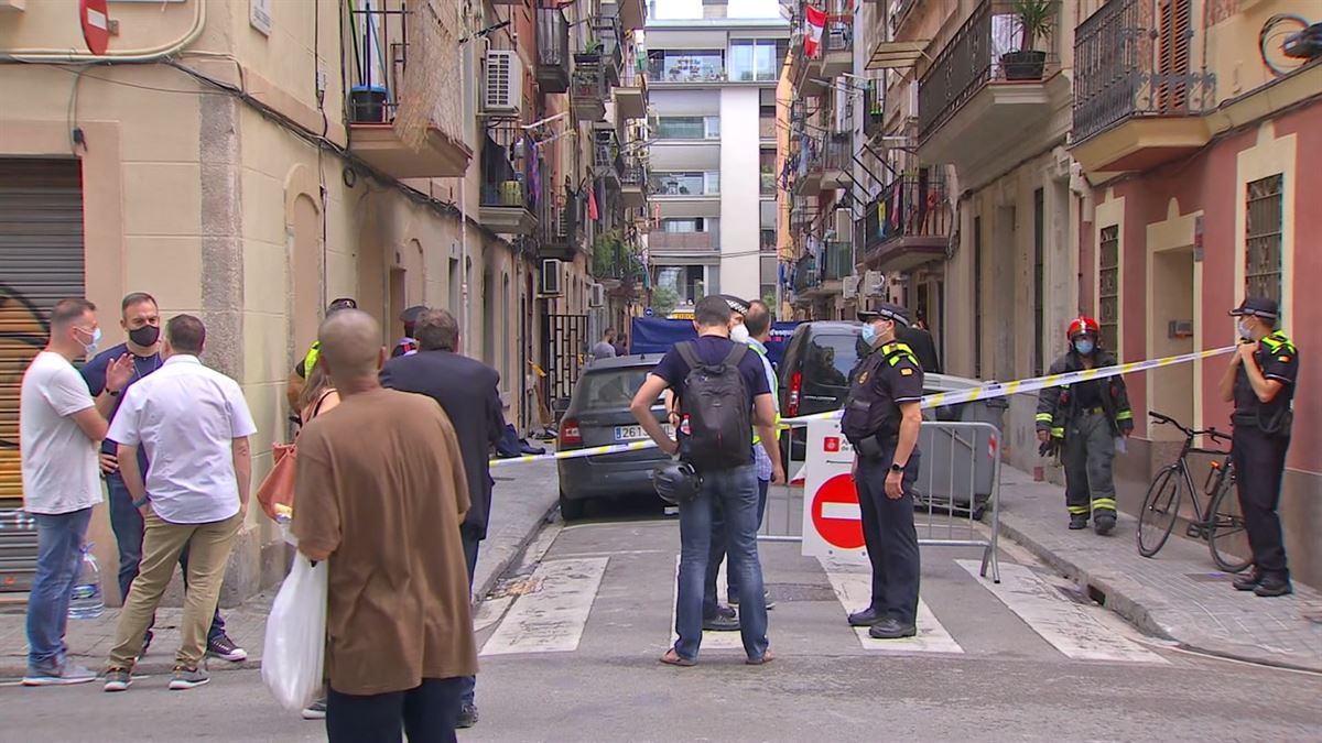 Barceloneta auzoan izan da sutea