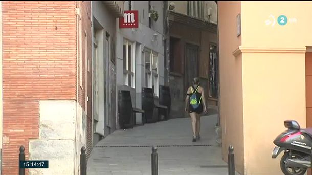 Tudela (Navarra). Imagen obtenida de un vídeo de EiTB.