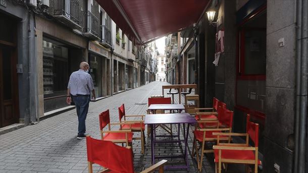 La calle Erdikale de Azpeitia