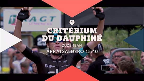 'Critérium du Dauphiné' lasterketa, ETB1en.