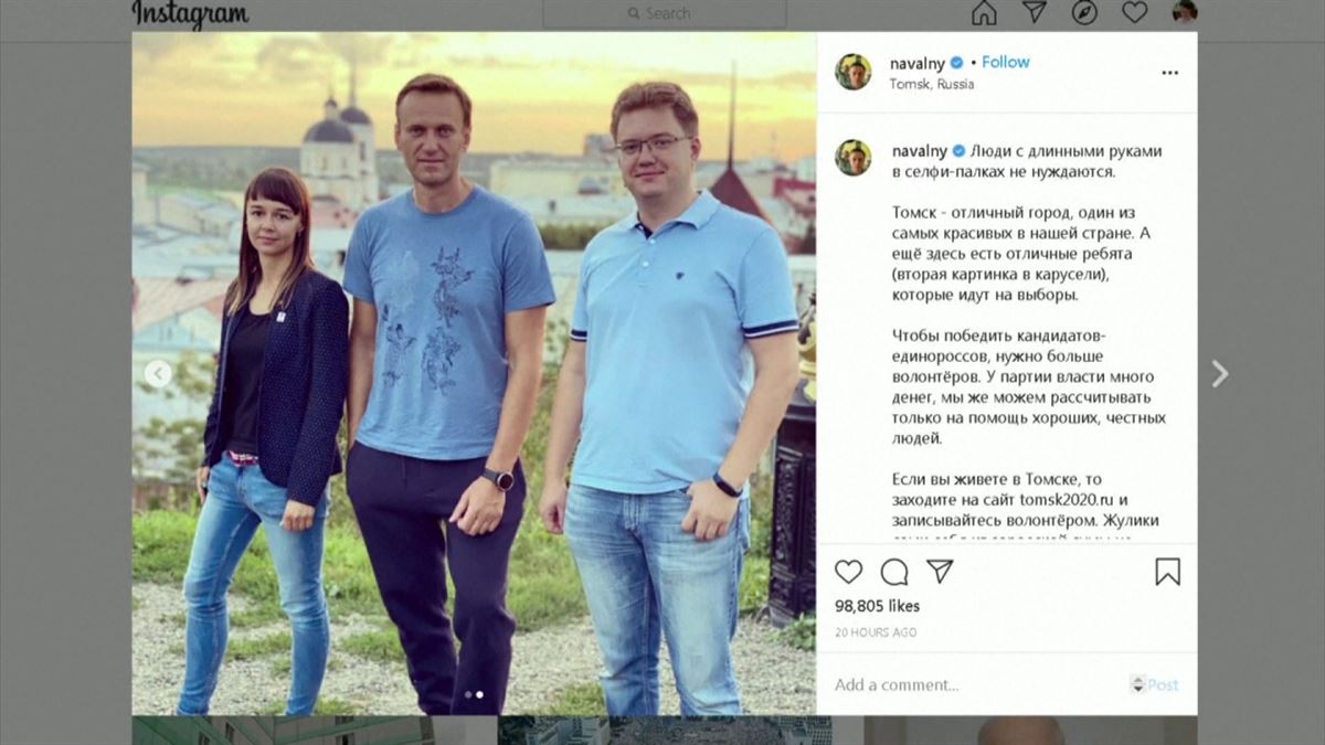 ALEXEI NAVALNY SUPUESTAMENTE ENVENENADO