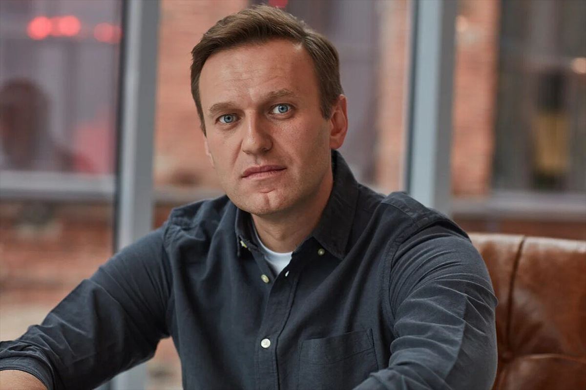 Alexei Navalni Errusiako oposizioko burua.