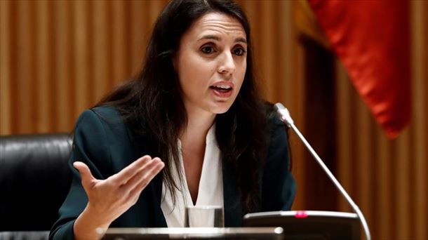 Irene Montero, ministra española de Igualdad, en imagen de archivo