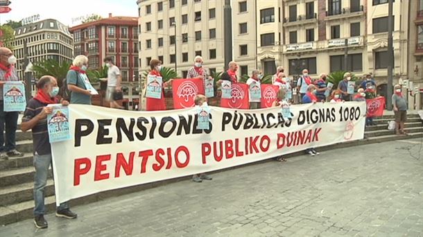 Pentsiodunen manifestazioa. Artxiboko irudia