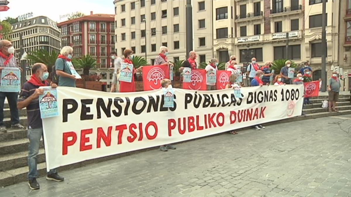 Pentsiodunen manifestazioa Bilbon