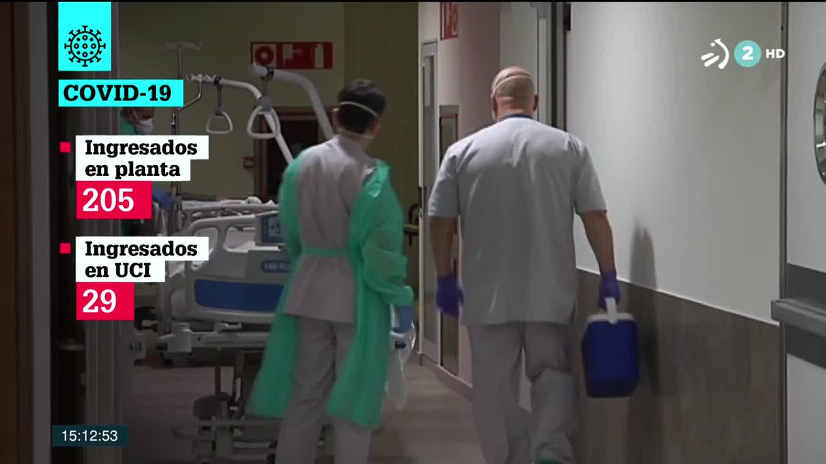 205 personas están hospitalizadas. Imagen obtenida de un vídeo de ETB.