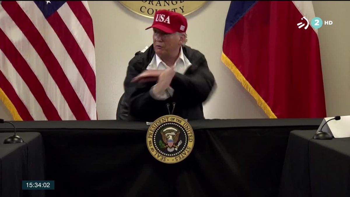 Donald Trump. Imagen obtenida de un vídeo de ETB.