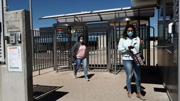 Uvesa de Tudela retoma la producción tras el cierre por Covid-19. Foto: EFE