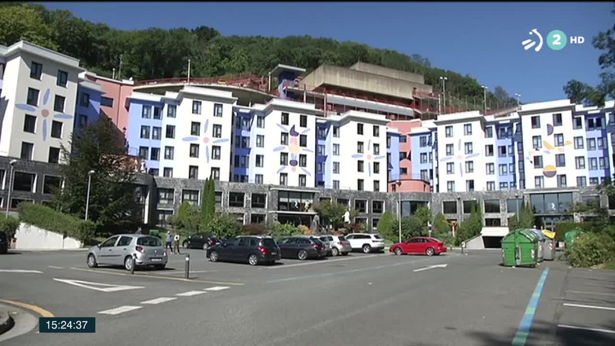 Residencia de estudiantes. Imagen obtenida de un vídeo de ETB.