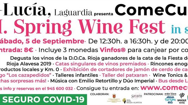  Spring Wine Fest (in summer) en el Villa Lucía de Laguardia