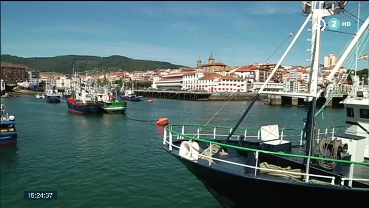 Bermeo. Imagen obtenida de un vídeo de ETB.