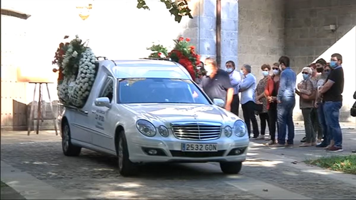 Funeral en Markina. Imagen: ETB