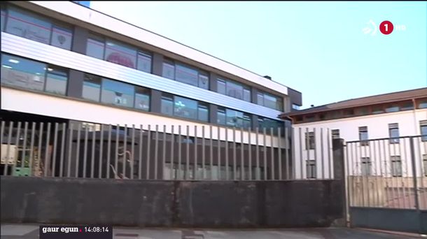 Mungiako Bentades ikastetxea. EiTBren bideo batetik hartutako irudia.
