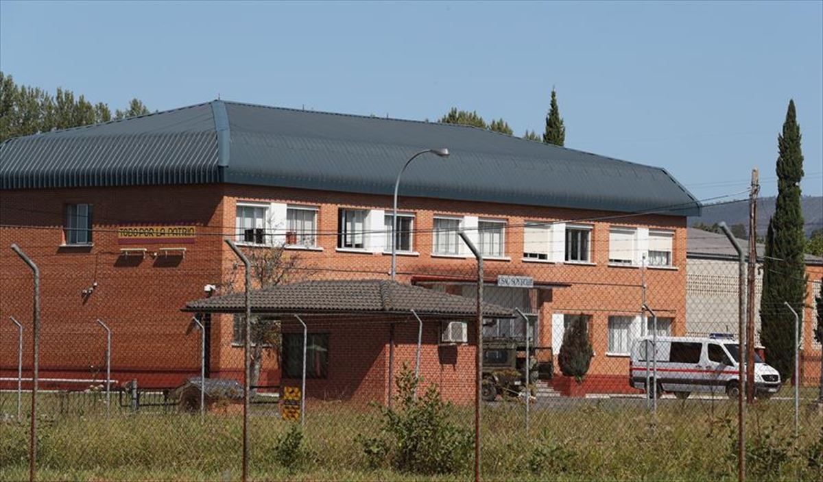 Imagen del cuartel militar de Mungia.