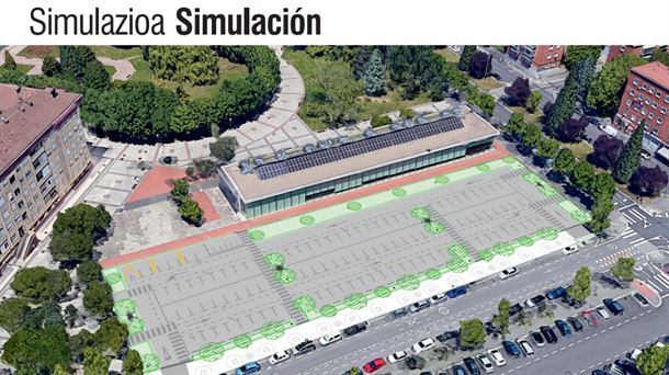 Simulación del futuro parking