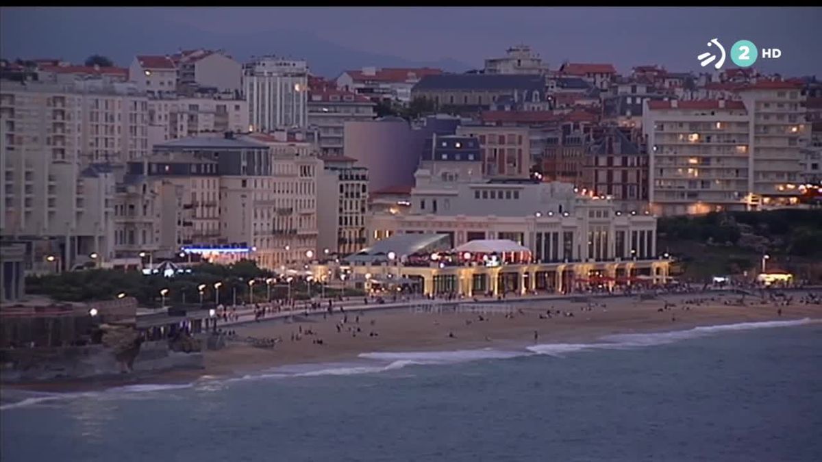 Biarritz. Imagen obtenida de un vídeo de ETB.