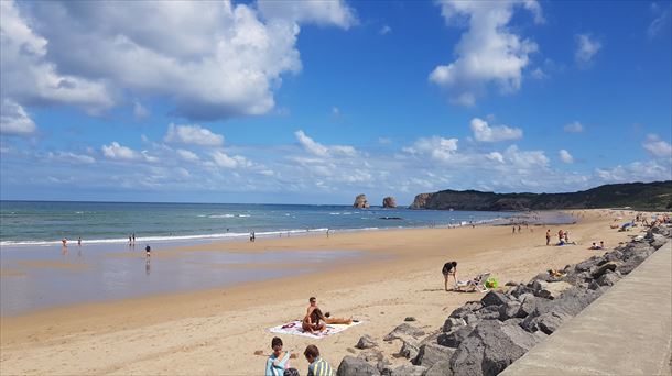 Playa de Hendaia.