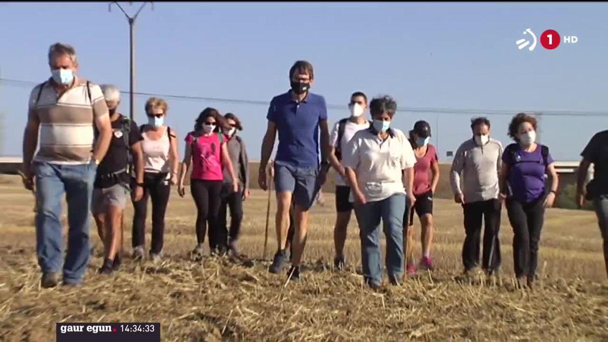 Olarizuko erromeria. ETBren bideo batetik ateratako irudia.