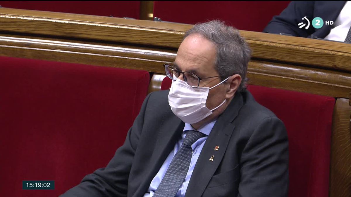 Quim Torra. Imagen obtenida de un vídeo de ETB.