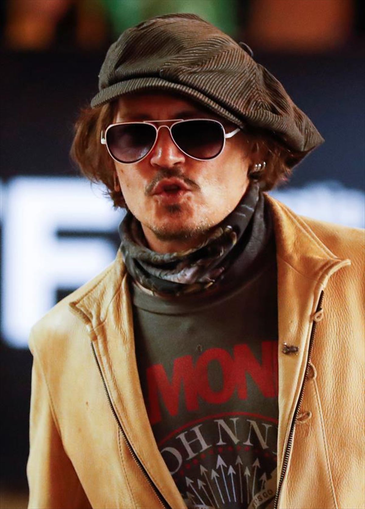 Depp, en su visita al festival en 2020