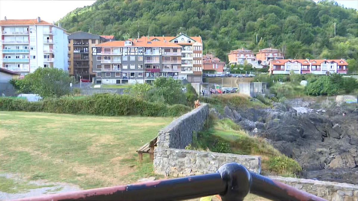 Mundaka (Bizkaia). Imagen obtenida de un vídeo de EiTB.