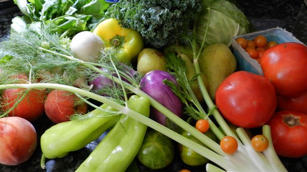 Vegetales y verduras de fin de verano
