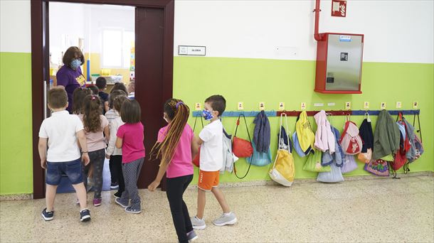 Niños en el aula. 