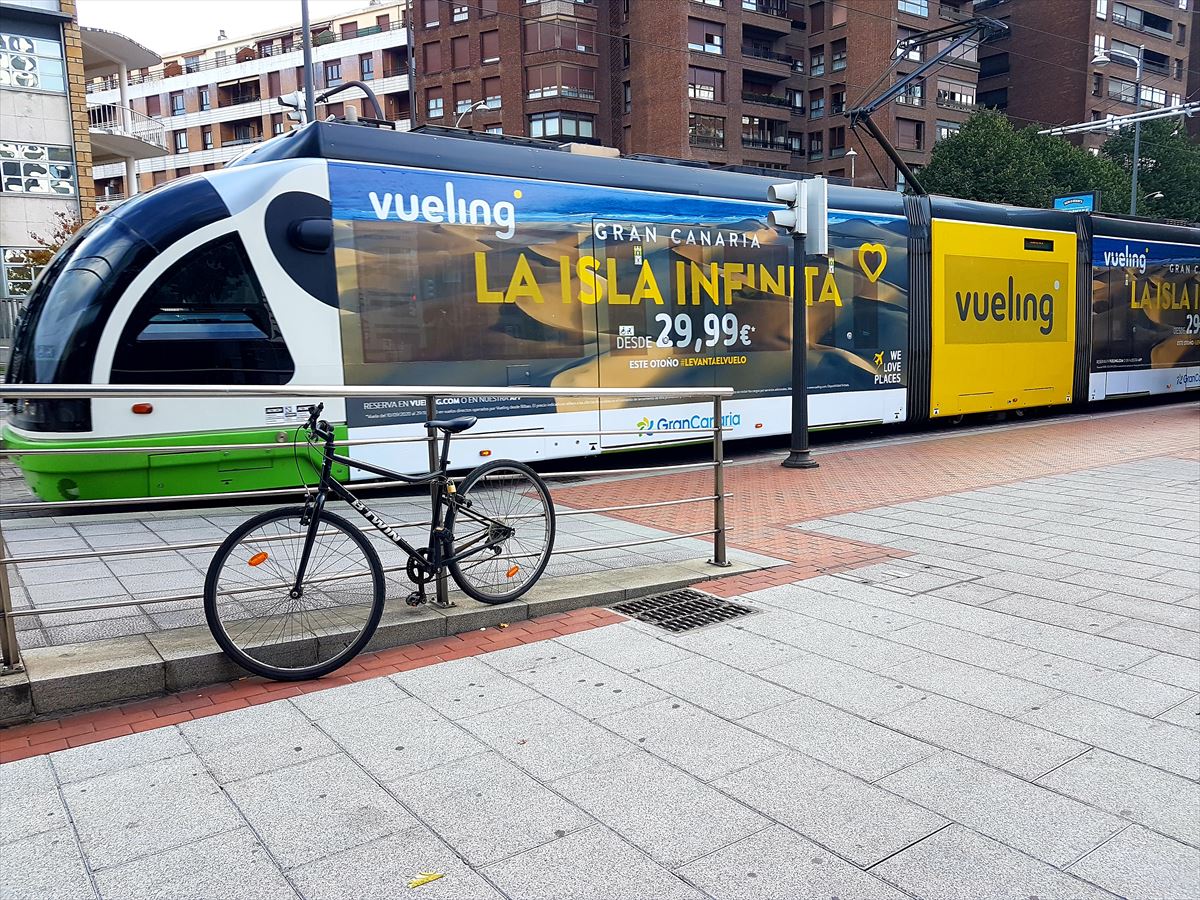 Tranvía de Bilbao.