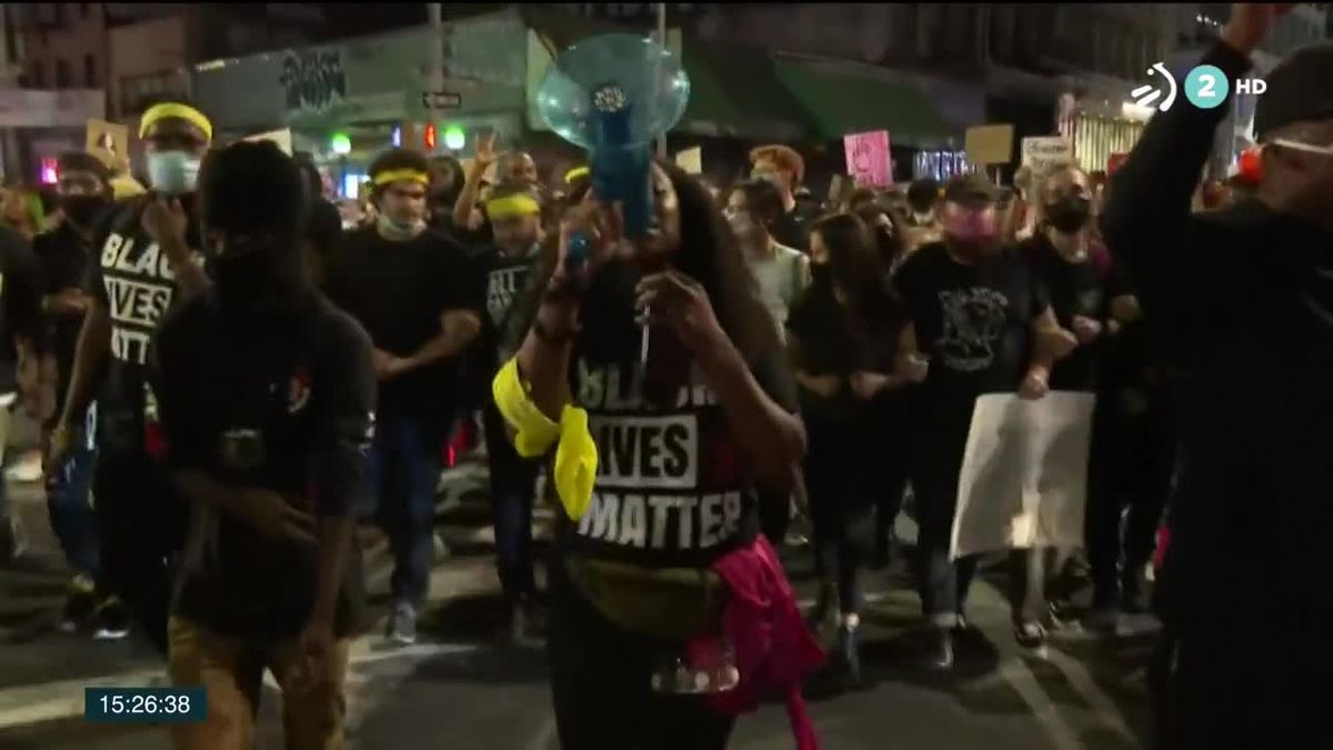 Disturbios en Louisville. Imagen obtenida de un vídeo de ETB.