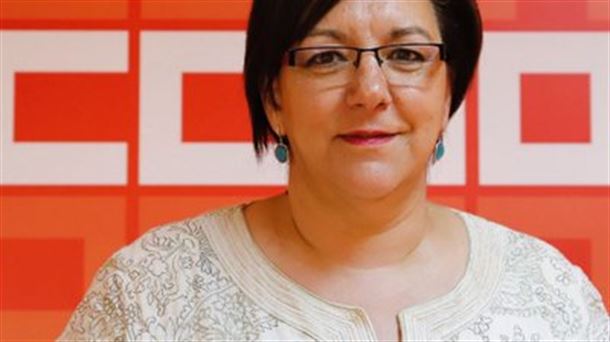 Secretaria de acción sindical de CCOO, Mari Cruz Vicente.