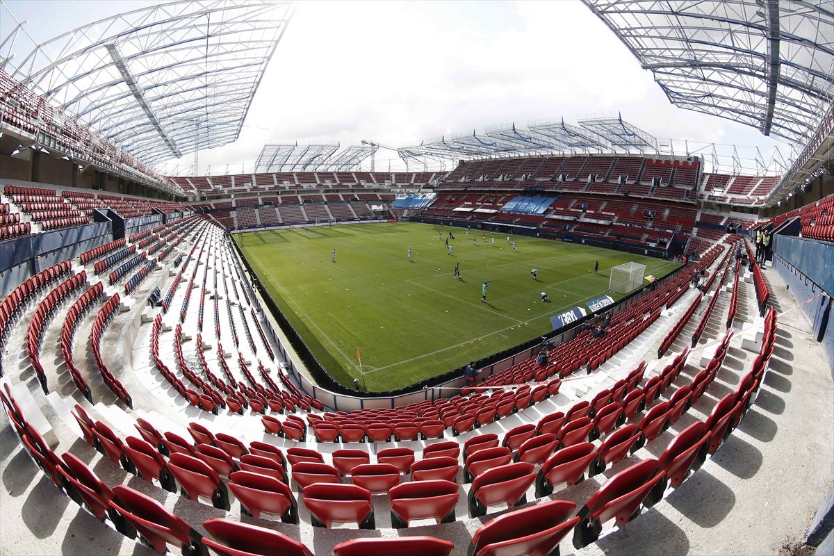 Imagen de archivo del estadio de El Sadar, de Pamplona