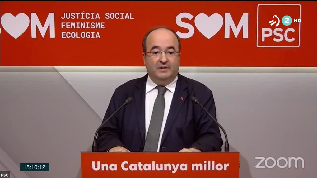 Miquel Iceta. Imagen obtenida de un vídeo de ETB.