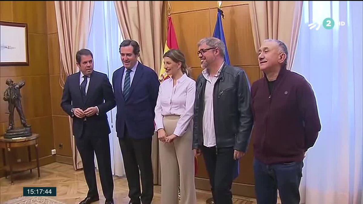 Todas las partes acuerdan prorrogar los ERTE. Imagen obtenida de un vídeo de Agencias.