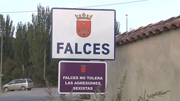 Confinamientos en Falces y Funes para hacer frente a la COVID-19. Foto obtenida de un vídeo de EiTB