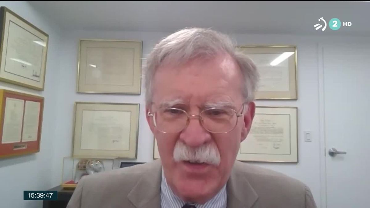 John Bolton, ex asesor de seguridad del presidente Donald Trump. Foto obtenida de un vídeo de EiTB