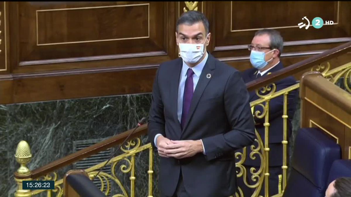 Pedro Sánchez. Imagen obtenida de un vídeo de ETB.