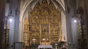 El retablo mayor del Santuario de la Encina, 